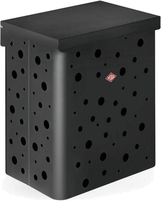 Wesco wasmand duo 1 met inzet | 64 liter | duo wasbox (2x32 liter) | metaal - mat grafiet | waskorf