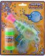 Johntoy bellenblaas pistool - bellenblaasmachine - bellenblazer - met navulling - speelgoed - kunststof - blauw - groen - roze