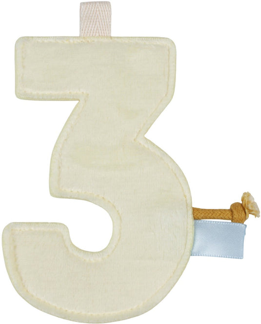 Little dutch slinger element - cijfer 3 - ecru