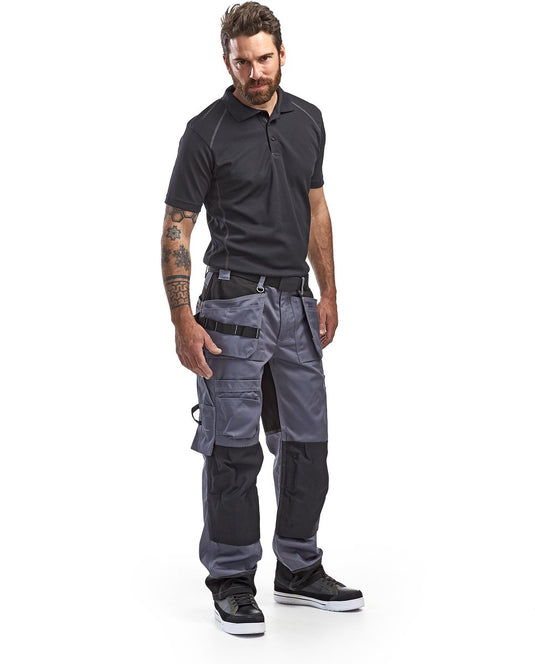 Blåkläder blaklader werkbroek 1504-1860 - grijs zwart - c46