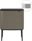 Brabantia bo touch bin prullenbak - 11 + 23 liter - afvalscheiding - platinum