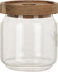 Excellent houseware voorraadpot - transparant glas - met deksel - 400 ml - voorraadbus- voorraadbussen met luchtdichte deksel - afmeting: 9 x 10 cm