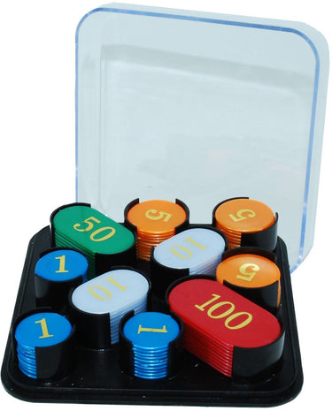 Hot games roulette chips 100 stuks