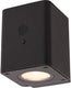 Lucide ramin - wandlamp - zonne-energie - led dimbaar - 1x1w 2700k 3000k - ip54 - beweging dag nacht sensor - zwart