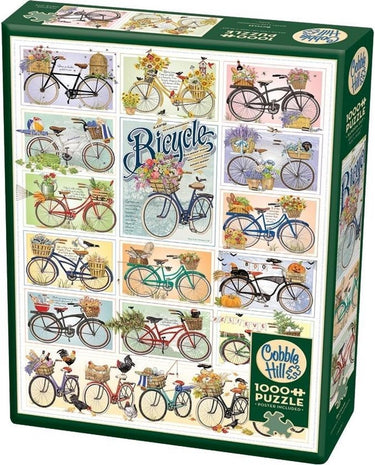Cobble hill legpuzzel bicycles 1000 stukjes