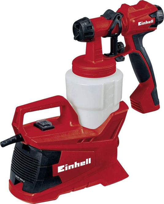 Einhell elektrische verfspuit tc-sy 600 s - 600 w - 800 ml - voor vernissen, beglazingen en binnenmuurverven