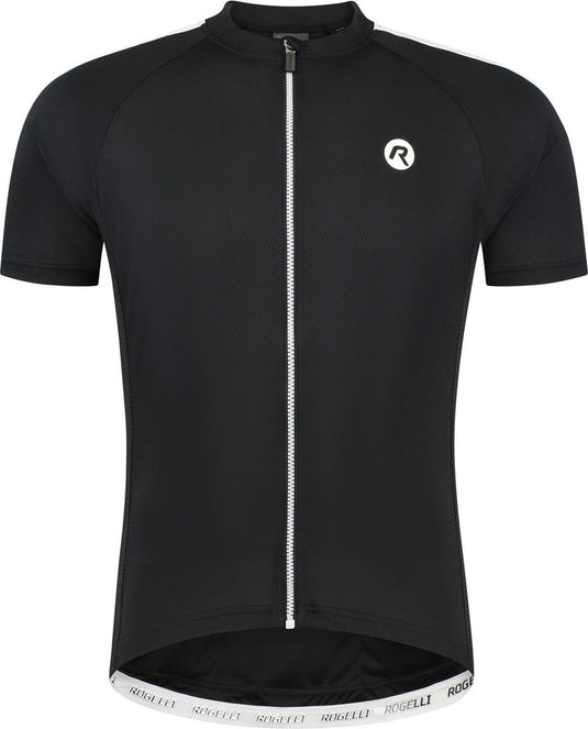 Rogelli explore fietsshirt heren - korte mouwen - zwart wit - xl