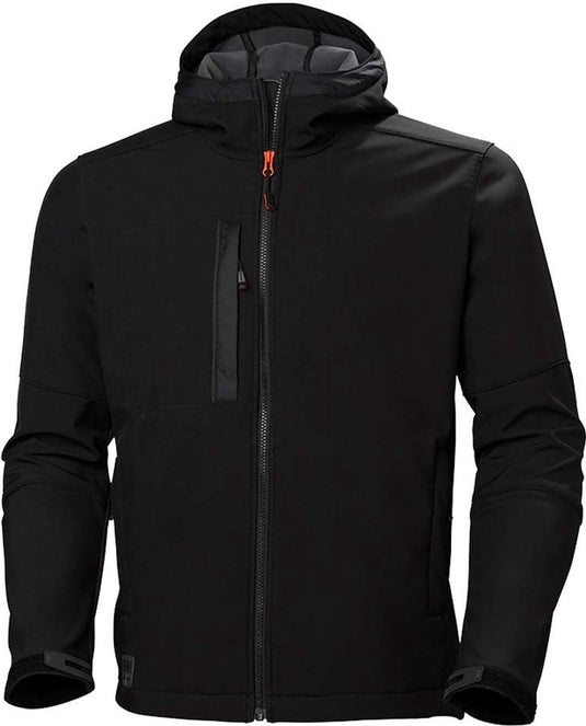 Helly hansen kensington hooded softshell 74230 - mannen - zwart - l