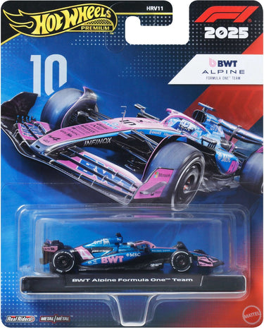 Hot wheels premium bwt alpine formula one team (#10) vehicle