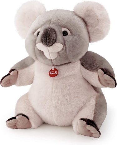 Trudi - classic knuffel koala jamin 49 cm - handgemaakt in italie - hoge kwaliteit pluche knuffel - knuffeldier voor jongens en meisjes - grijs - 49x49x34 cm maat xl