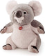 Trudi - classic knuffel koala jamin 49 cm - handgemaakt in italie - hoge kwaliteit pluche knuffel - knuffeldier voor jongens en meisjes - grijs - 49x49x34 cm maat xl