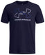 Under armour ua gl foundation update ss heren sportshirt - navy - royal - grijs