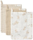 Little dutch washandjes set - wit - newborn naturals - baby bunny