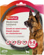 Beaphar medicinale halsband hond vanaf 8 kg - tot 8 maanden bescherming tegen vlooien, teken en zandvliegen