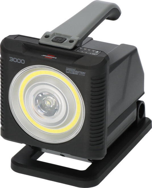Brennenstuhl multi battery led batterij-handlamp hl 3000, 1140 + 2160lm, ip54