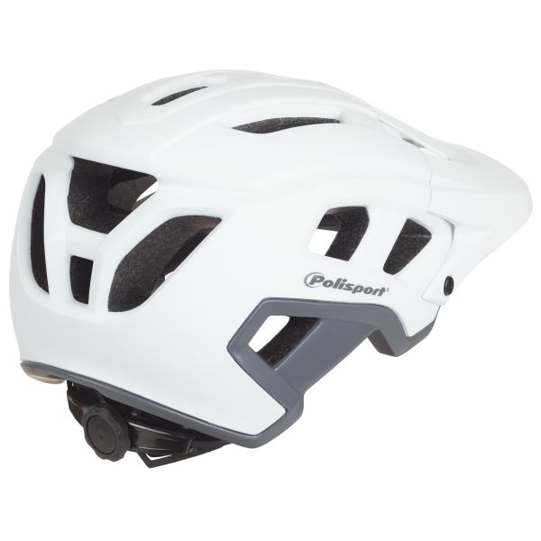 Load image into Gallery viewer, Polisport mountain pro fietshelm m 55-58cm wit grijs
