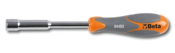 Beta Socket screwdriver 10mm, 255mm long. high/deep cap