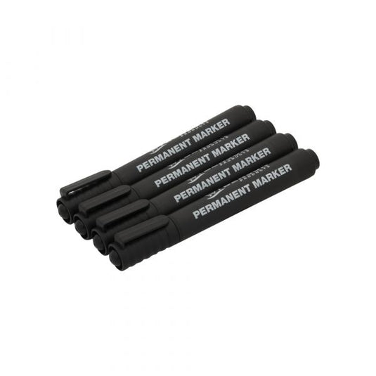 Set van 4 zwarte stiften