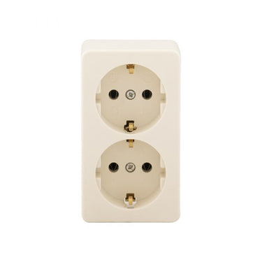 Ac stopcontt 2-voudig + ra opbouw