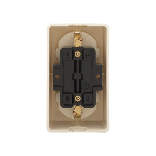 Ac stopcontt 2-voudig + ra opbouw