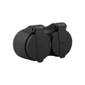 Stekker duo verloop + ra met klep