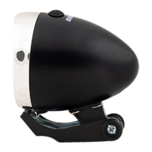 Load image into Gallery viewer, Koplamp chrome zwart led fiets
