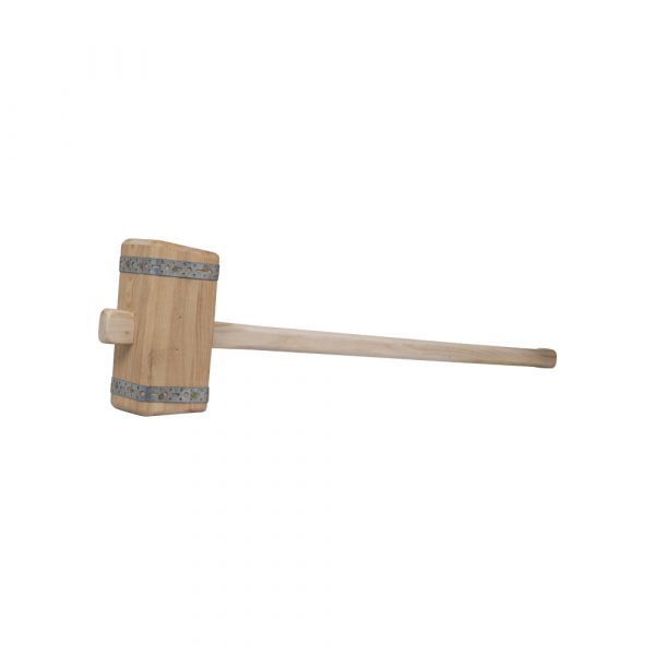 Load image into Gallery viewer, Tuinhamer vierkant, met steel 90 cm.
