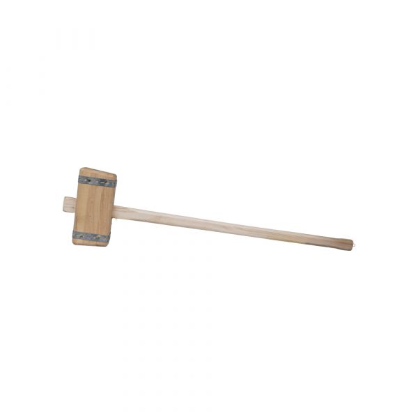 Load image into Gallery viewer, Tuinhamer vierkant, met steel 90 cm.
