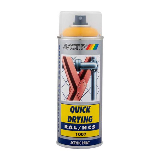 Industrial ral1007 400 ml. motip