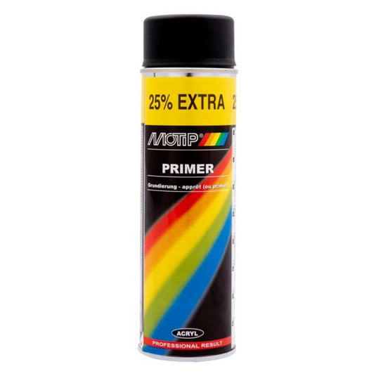 Motip spuitbus 500ml primer zwart