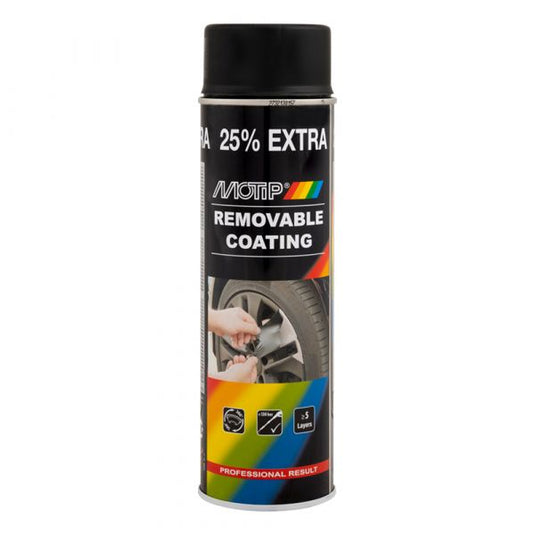 Verwijderbare coating zwart mat