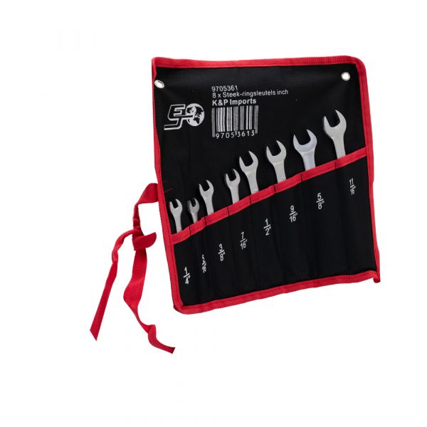 Load image into Gallery viewer, 8 x Steek-ringsleutels inch
