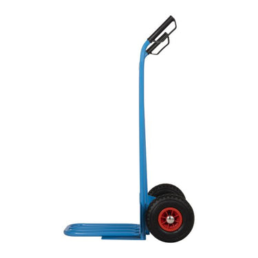 Mm steekwagen blauw + klep 200 kg.