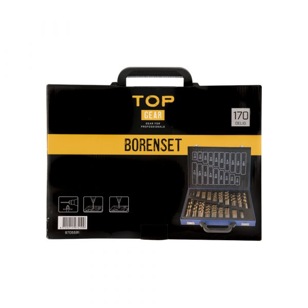 Load image into Gallery viewer, Topgear borenset 170 delig professioneel
