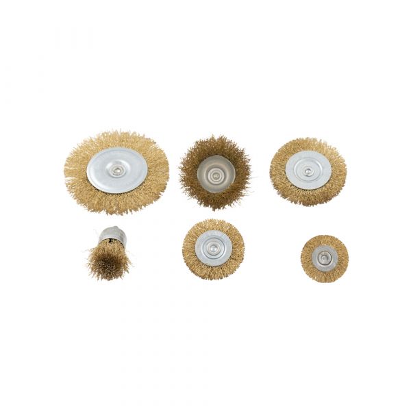 Load image into Gallery viewer, Topgear staalborstels 6-delig met stift
