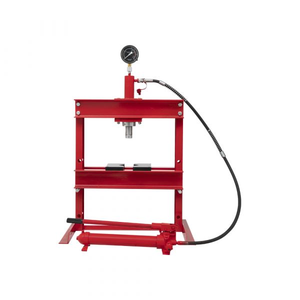 Load image into Gallery viewer, Abi werkplaatspers 12 ton, hydr. tafelm.
