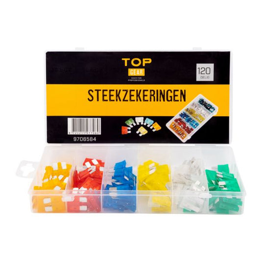 Topgear steekzekeringen ass. 120 dlg.