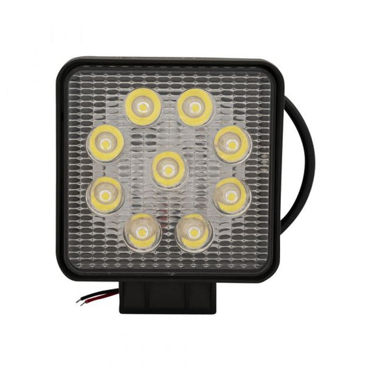 Trailergear werklamp 9 led vierkant