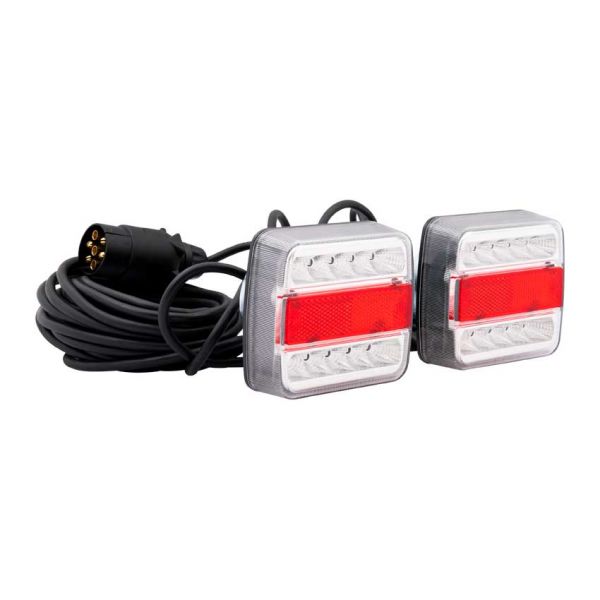 Load image into Gallery viewer, Trailergear verlichtingsset + magneet led 12 m. 7-polig
