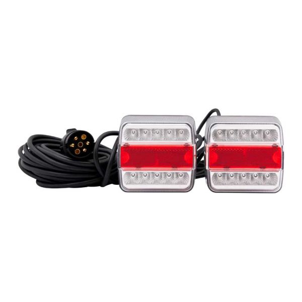 Load image into Gallery viewer, Trailergear verlichtingsset + magneet led 12 m. 7-polig
