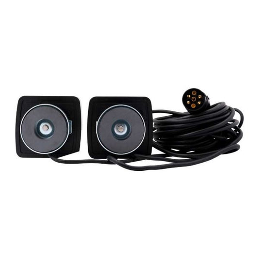 Trailergear verlichtingsset + magneet led 12 m. 7-polig
