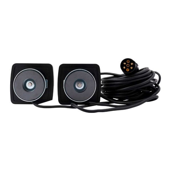 Load image into Gallery viewer, Trailergear verlichtingsset + magneet led 12 m. 7-polig
