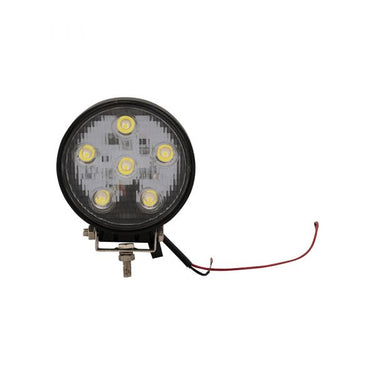 Trailergear werklamp 6 leds, 18 watt 12-24 volt.