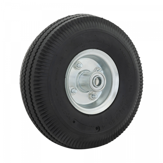 Wiel 4.10x3.50 asgat 16 mm. luchtband