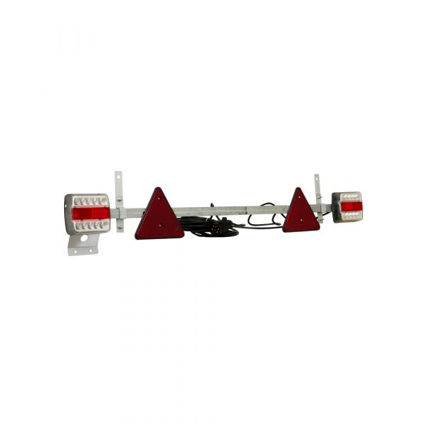 Load image into Gallery viewer, Trailergear verlichtingsbalk instelbaar led 7,5m 7-polig
