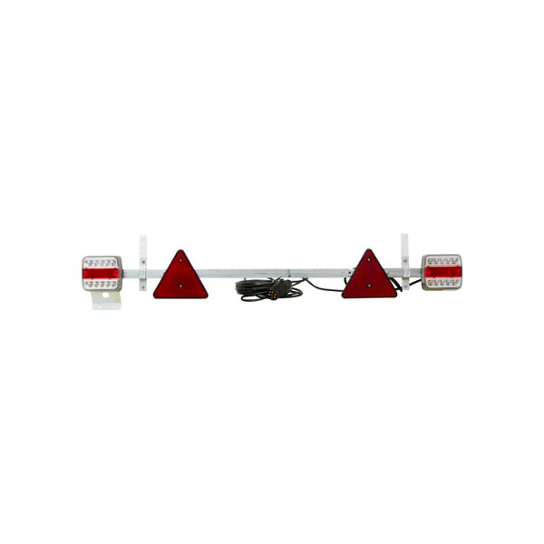 Load image into Gallery viewer, Trailergear verlichtingsbalk instelbaar led 7,5m 7-polig
