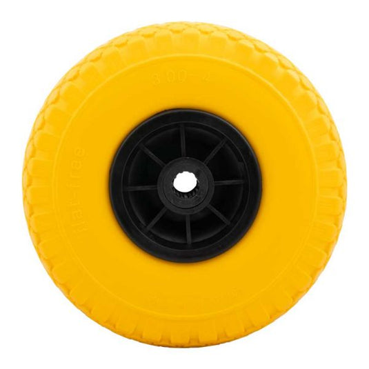 Anti-lek wiel 300x4, geel zwart