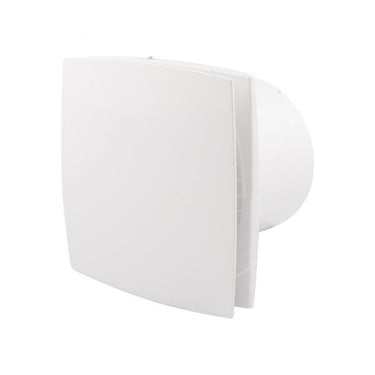 Ventilator ø 125 mm silent met timer. vochtsensor - wit
