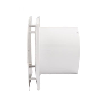 Ventilator ø 125 mm silent met timer. vochtsensor - wit