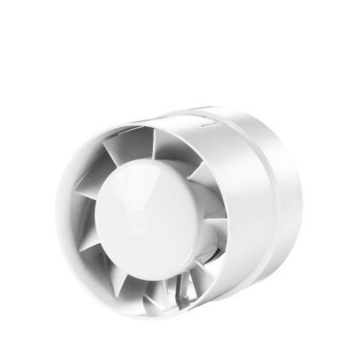 Buisventilator 100 mm basic wit
